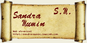 Sandra Mumin vizit kartica